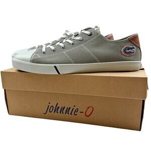 Johnnie-O UF Gators Sailaway Sneaker Shoe Men's Sz 12 Low Rise Grey JMFW1080